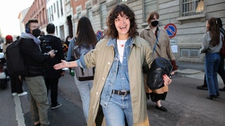 Деним — главный тренд стритстайла на Неделе моды осеньзима 2022 в Милане