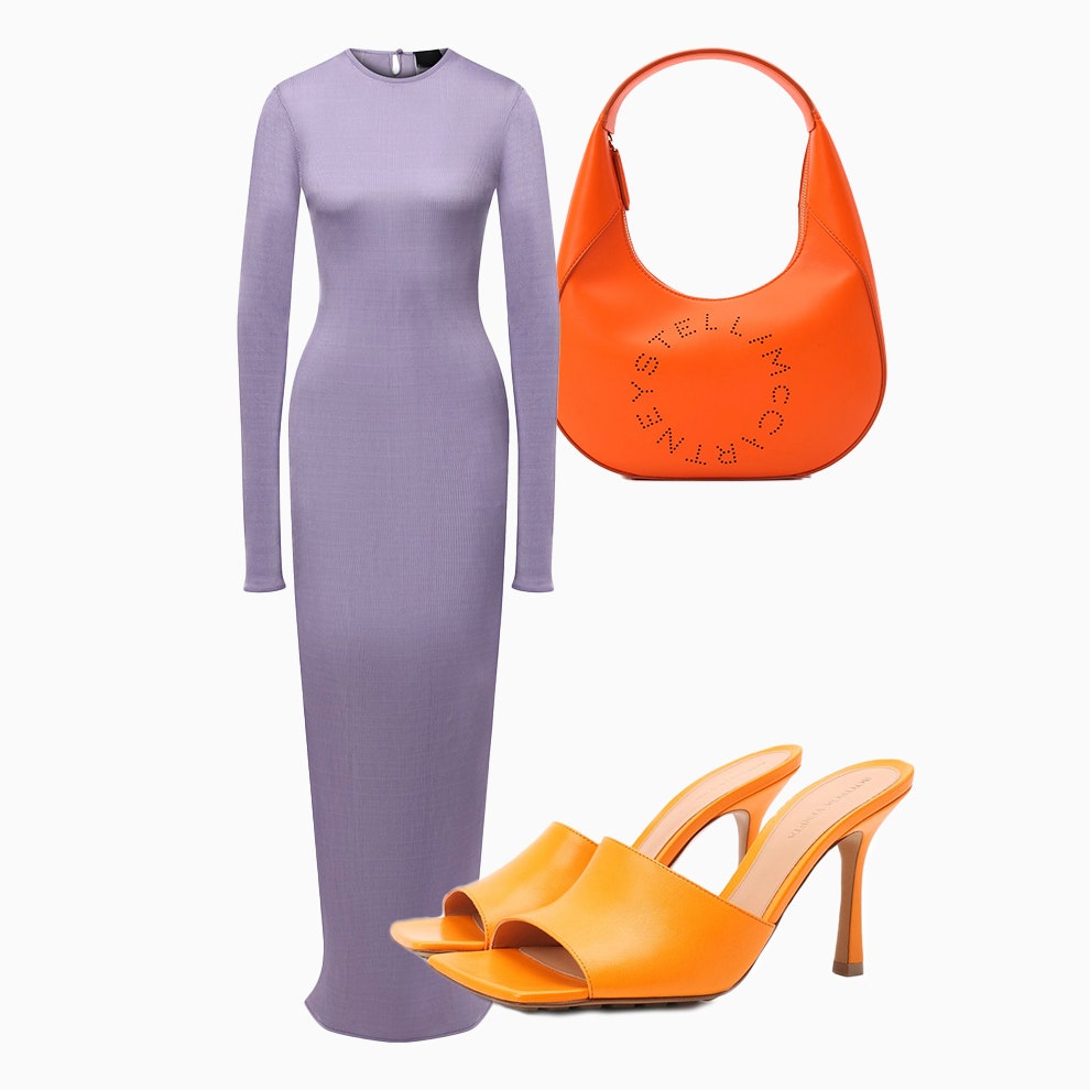 Фиолетовый с оранжевым — самое модное цветовое сочетание весны